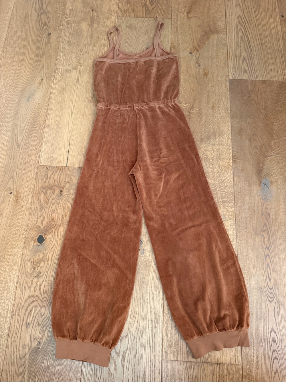Suzie Kondi Giorgi Velour Jumpsuit - Caramel - Toffee Colorway - Picture 2 of 8